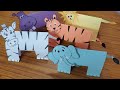 Wild animals craft  how to make wild animals playset for kids