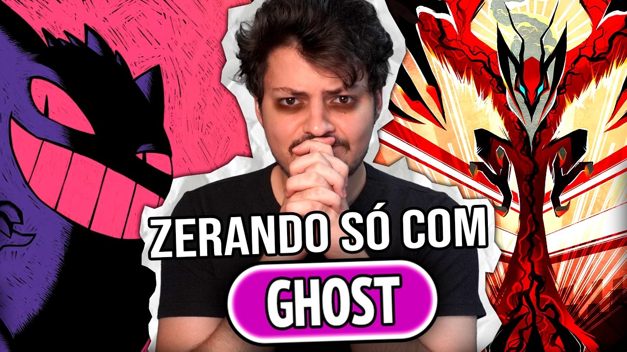 DÁ pra ZERAR Pokémon Y SÓ com o Tipo FANTASMA(com roleta)???! 👻💜