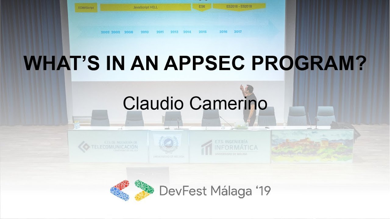 What’s in an AppSec program? - Claudio Camerino