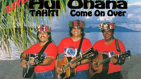 Hui Ohana | Come On Over Live in Tahiti | Cassette | 1988