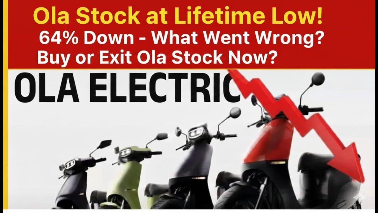 Ola Electric share latest news | Today's news | Ola Electric Stock Crash! | Full Analysis