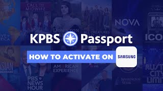 How to activate KPBS Passport on Samsung TV screenshot 1