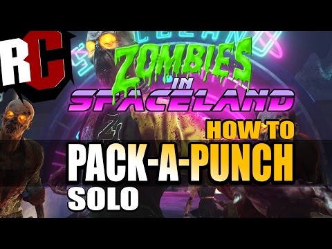 Call of Duty Infinite Warfare Zombies - Pack-a-Punch room In Spaceland (How to unlock Pack a Punch)