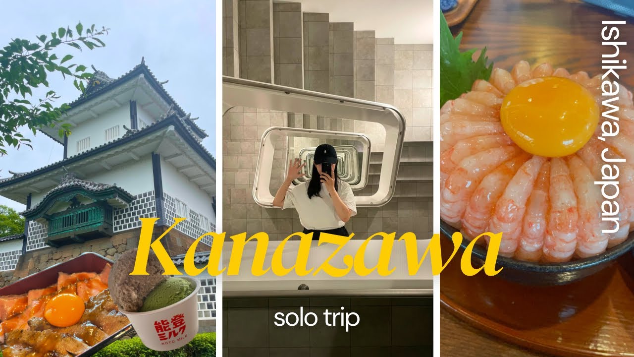 Kanazawa’s Solo Trip🏯| Sushi, Shrines & Chill