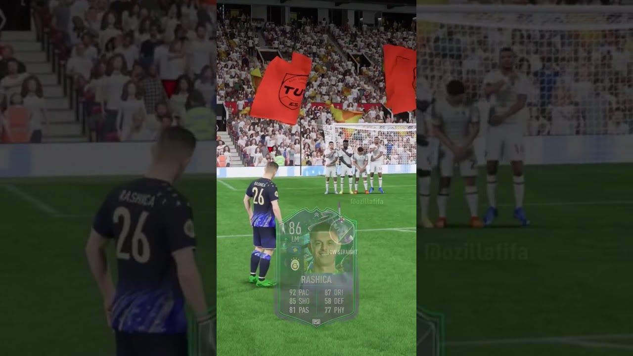 Fantasy Rashica with a freekick under the wall? 🤯 