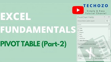 Introduction to Pivot Tables, Charts, Group in Excel (Part 2)- Microsoft Excel Fundamentals