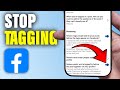 How to Stop People From Tagging You on Facebook 2026