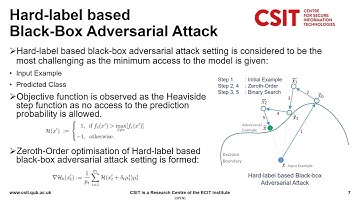 Hard-Label Based Small Query Black-Box Adversarial Attack