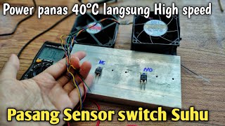 DC Fan High speed Low speed with Temperature switch Sensor (Detailed explanation) is important fo...