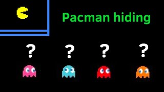 Google Pacman - The ghosts can't find Pacman