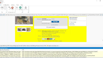 How to capture High Resolution Images and Description inside Iframe in Ebay