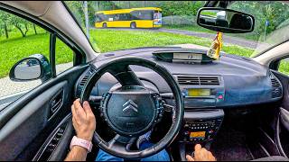 2009 Citroën C4 | 1.6 VTi 122 HP | POV Test Drive #2833 | Joe Black