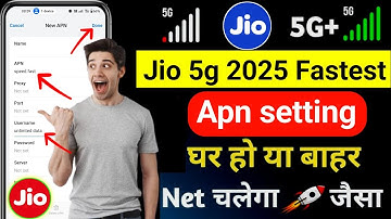 📶Jio APN Settings/Jio Internet Problem Solution💥/Jio Net Slow Problem/How To Increase Jio 5G Speed🚀