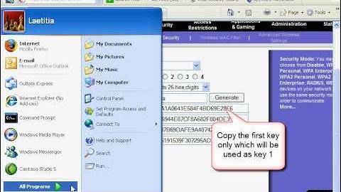 WEP Security for Wireless Router
