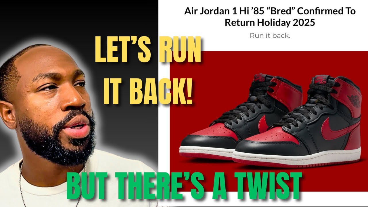 AIR JORDAN 1 BRED 85 RETURNS THIS HOLIDAY, BUT?! - YouTube