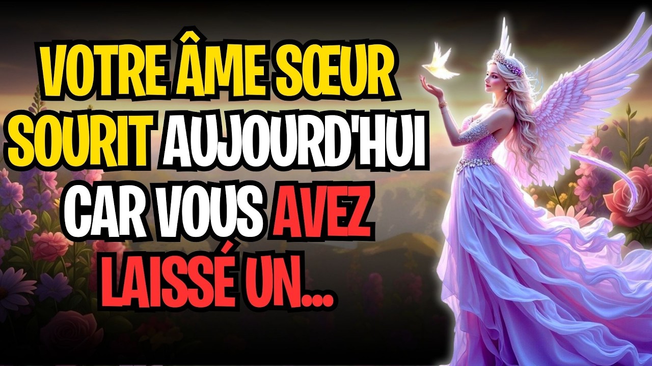 VOTRE ÂME SŒUR SOURIT AUJOURD'HUI CAR VOUS AVEZ LAISSÉ UN...