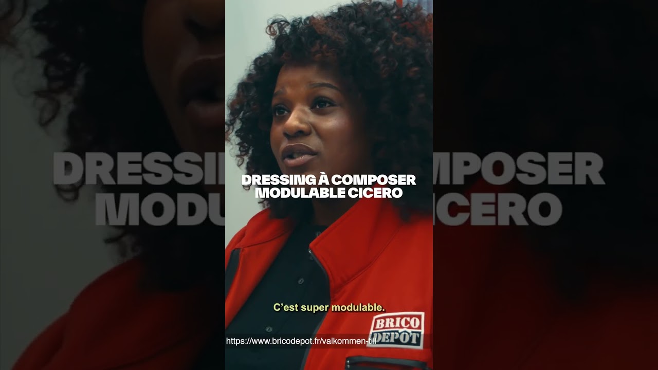 Lars revient chez Brico Dépôt et choisit le dressing CICERO pour sa chambre