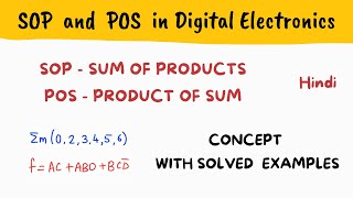 SOP and POS forms - Concept and solved example - Hindi