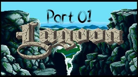 Lancer Plays Lagoon {Sharp X68000 English} - Part 01: Arrival at Atland