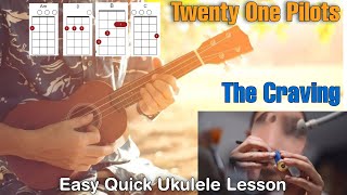 Twenty One Pilots - | The Craving | Ukulele Cover + Tutorial (Easy & Short)