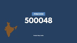 Pincode 500048 - Attapur, Hyderguda & More