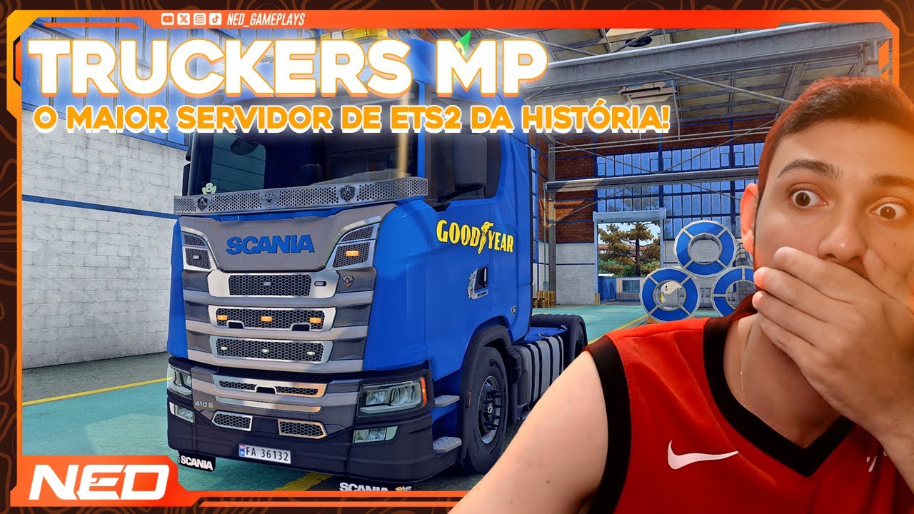 ETS2 Ao Vivo: TRUCKERS MP O MAIOR SERVIDOR DA HISTÓRIA 😱