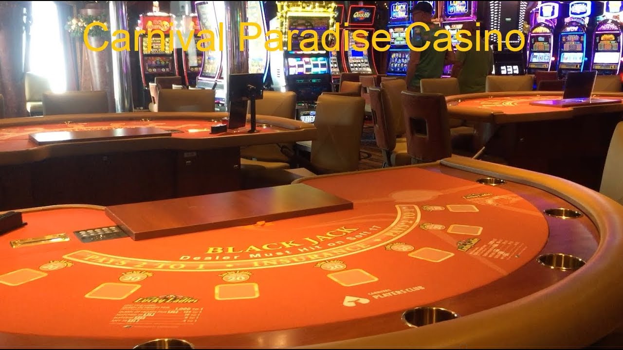 Carnival Paradise Promenade Deck 9 Lounges & Casino Tour