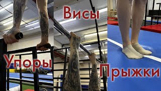 Три кита спортивной гимнастики: упоры, висы, прыжки