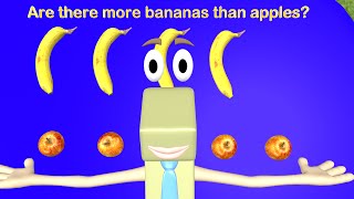 More And Fewer Kindergarten Math Video For Kids - Youtube