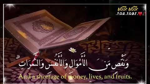 ولنبلونكم بشيئ من الخوف والجوع.... وبشر الصابرين📎الشيخ ياسر الدوسري ❤ مقاطع قرآن الكريم 🖇