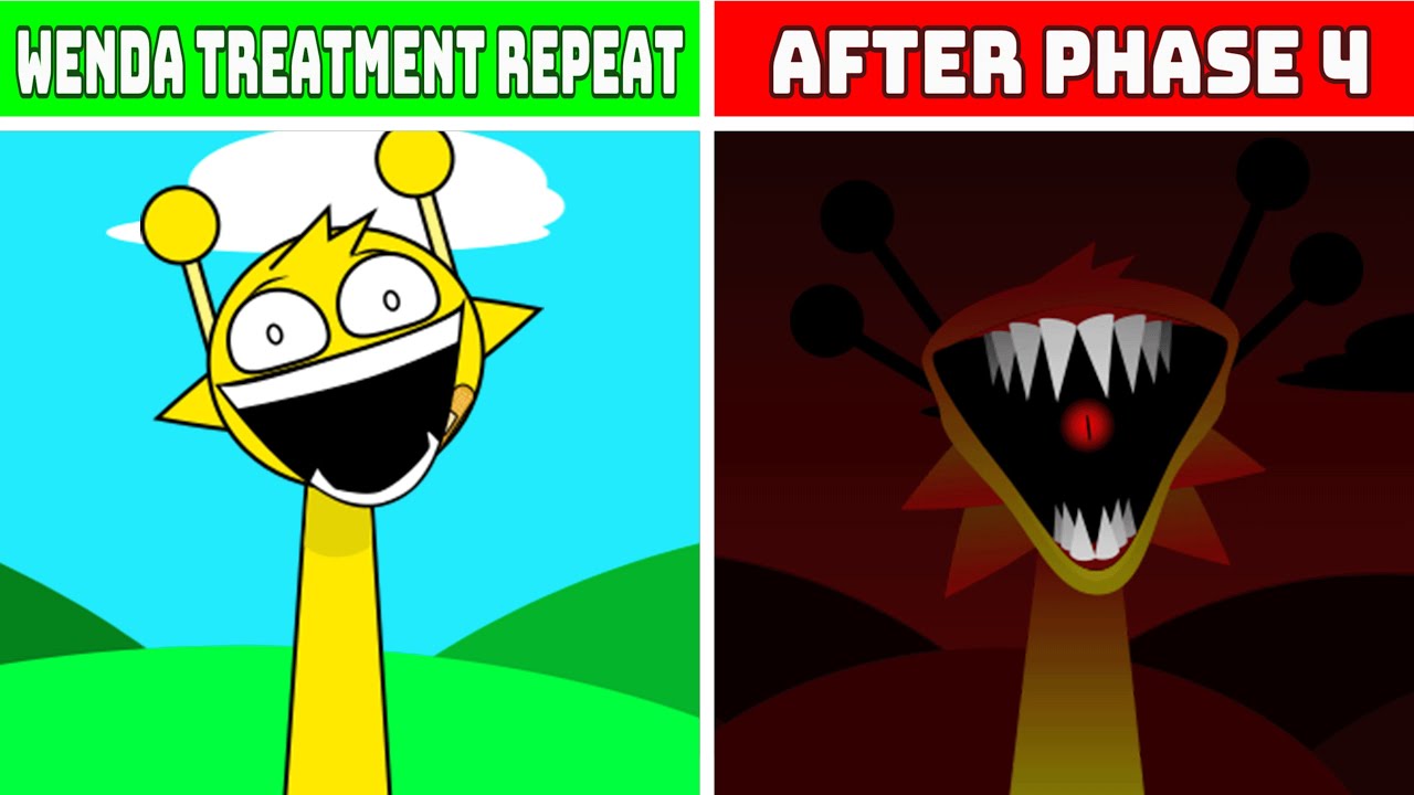 Sprunki Wenda Treatment DAYLIGHT But REPEAT After PHASE 4 - YouTube