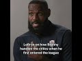 LeBron on Bronny handling the critics
