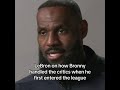 LeBron on Bronny handling the critics