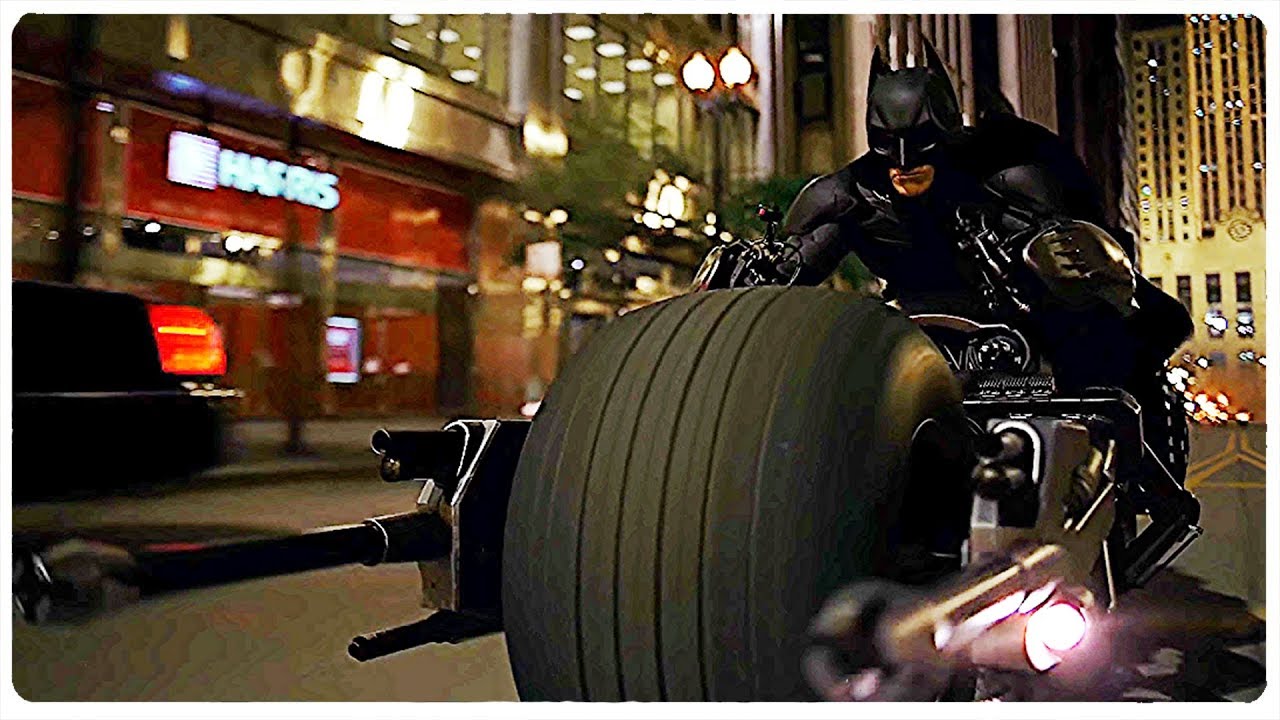 Persecución con el Batpod | Batman El Caballero de la Noche (LATINO)