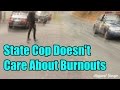 Busted Doing A Burnout