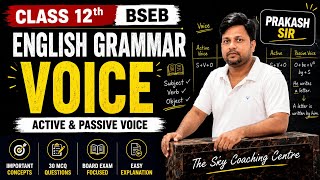 English 12th 2027 || Topic Voice || bsebexam2027 || Vvi objective|| Bihar board