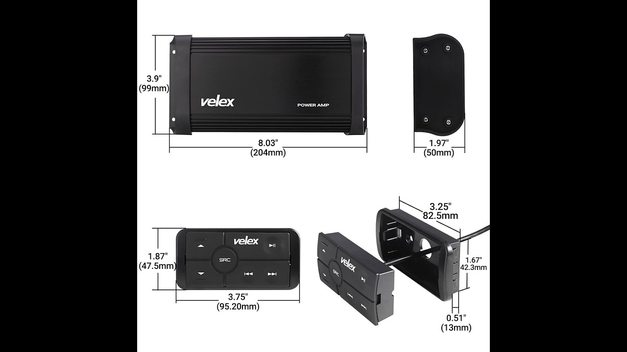 Velex Powersport Class D Amplifier Review - YouTube