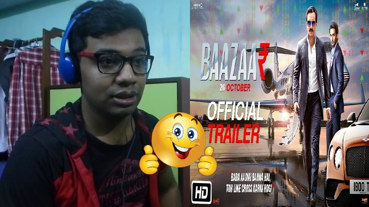 Baazaar - Official Trailer|Saif Ali Khan, Rohan Mehra, Radhika A,Chitrangda S |Reaction & Review