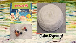 Dyepot Weekly #362 - Easter Egg Dye Tablets in a Yarn Cake to Dye Asymmetric Chain-Plyed Yarn