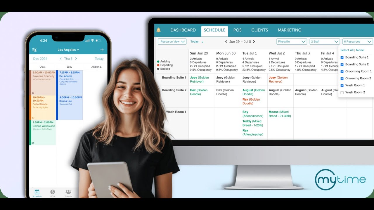My Time Program Scheduler Software | MyTime Franchise Scheduling Walkthrough - YouTube