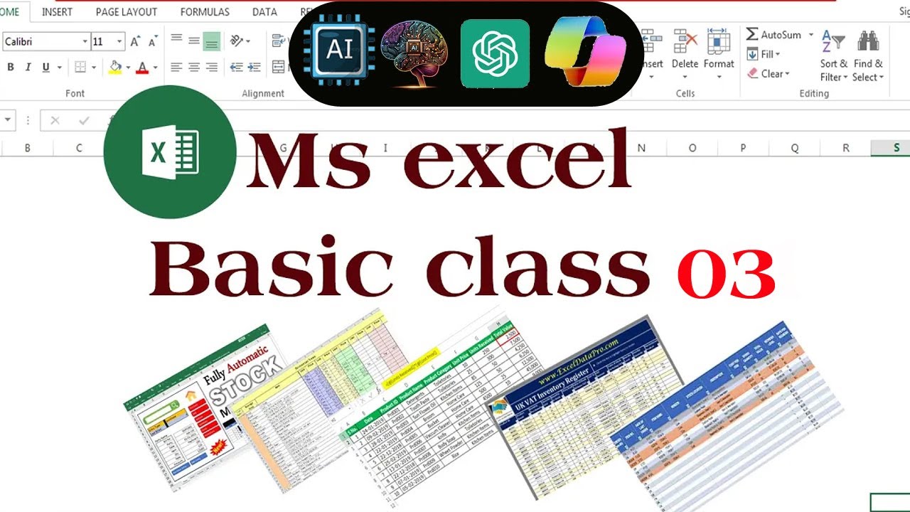 excel | microsoft excel | excel tutorial | excel basics | basic excel ...