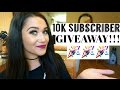 10,000 SUBSCRIBER GIVEAWAY!!!! (CLOSED)