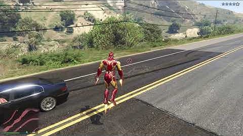 GTA 5 - 4K 60fps Iron Man MK85 Suit & Armor Mods & Peds Testing