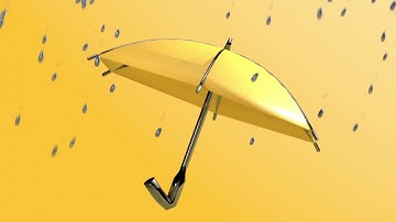 Umbrella and Rains - Blender Geometry Nodes 3.0 Field; Nodevember 2021 Noding