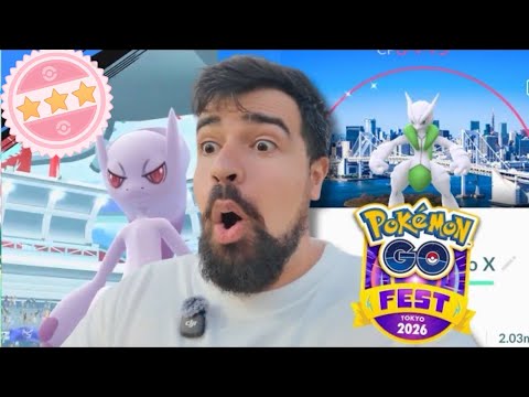 I got a SHUNDO at Pokemon GO Fest Tokyo!!!!!