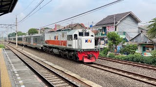 Akhir Pekan di Buaran! | Kumpulan Kereta Api Ngebut Melintas di Stasiun Buaran!