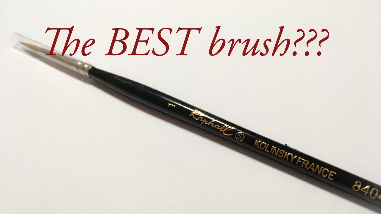 The BEST brush? Sable brush review- RAPHAEL 8404! 