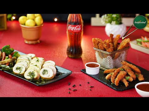 Chicken Roulade with Fiery Chicken Fries Recipe by SooperChef | Magic Meals with Coca-Cola