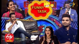 Jr.NTR | Sudheer | Rashmi | Pradeep |  Varshini | Funny Task All in One | Dhee 10 | ETV Telugu