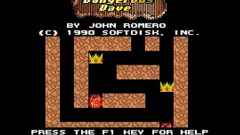 DANGEROUS DAVE (Full Game Walkthrough)